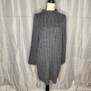 Madewell Donegal Rolled Mockneck Sweater Dress